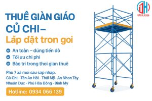 thuê giàn giáo tại củ chi