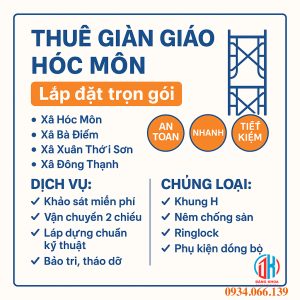 thuê giàn giáo tại hóc môn